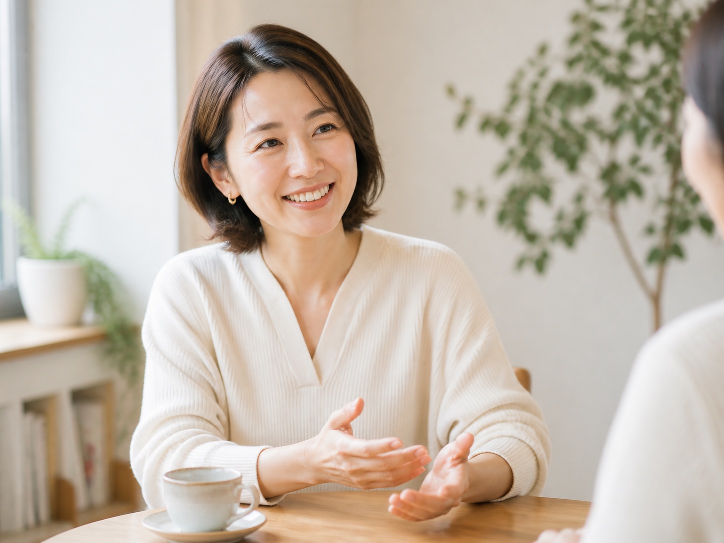 日本語で学習相談に応じる中国語講師